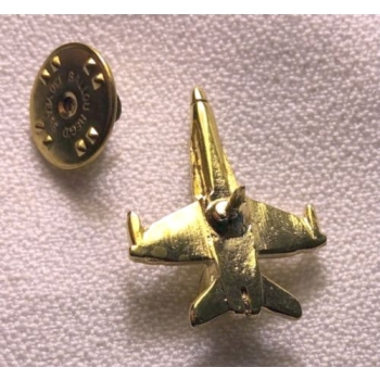 F 18 Hornet strike fighter znaczek 3D samolot na pins złoty (id: 200)